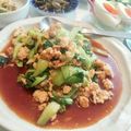 ぴいのすけ's cooksnap of when they made 豚挽き肉とチンゲン菜の半熟卵のっけ丼♪.