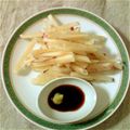 ももヂリ's cooksnap of when they made ヤーコンわさび醤油.