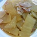 かとりぬ's cooksnap of when they made 大根とベーコンの炒め煮.