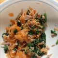 Ayatoyou's cooksnap of when they made 春菊とシーチキンの超簡単小鉢.
