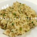 papikun's cooksnap of when they made 超簡単♡ニラと挽き肉の餃子風炒飯.