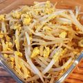 ちゃいもーす's cooksnap of when they made <5分でもう１品>甘辛もやし炒り卵.