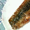 キョク's cooksnap of when they made 秋刀魚の蒲焼.