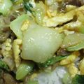linapapi's cooksnap of when they made チンゲン菜のあん玉丼.