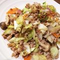 えりち。's cooksnap of when they made ★挽肉のキャベツたっぷりの＊野菜炒め＊♪.