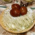liaxx's cooksnap of when they made 甘栗で簡単♪モンブランのパイケーキ.