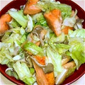 おしか＠'s cooksnap of when they made 簡単♪鮭とキャベツの塩とろみ炒め.