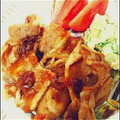 Swimmy☆'s cooksnap of when they made たまねぎのおろししょうが焼き.