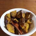 ゆなつママ's cooksnap of when they made 揚げない簡単大学いも.