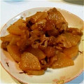 ずんさん's cooksnap of when they made 簡単すぎる大根と豚肉の炒め物.