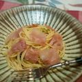 みまりん's cooksnap of when they made ★単身赴任専用★生ハム晩酌バターパスタ.