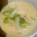 パンダの's cooksnap of when they made おもち消費に！白菜のもちクリーム煮.