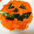 お手軽ちゃん's cooksnap of when they made ハロウィン ぱ-ち-寿司♡.