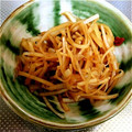 Milia♪'s cooksnap of when they made 簡単でECO！大根の皮のきんぴら.