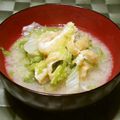 meg115's cooksnap of when they made 本気の白菜消費に♪白菜のお味噌汁.