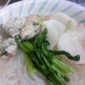 はいたま's cooksnap of when they made カブの葉肉団子＆カブの春雨スープ.