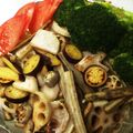 さい♪♪'s cooksnap of when they made 秋野菜の焼きサラダ♬.