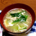 ﾁｲﾁｬﾝﾏﾏ's cooksnap of when they made 青梗菜とふわふわ卵のスープ.