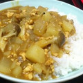 まゆみこ☆'s cooksnap of when they made 大根としめじの和風キーマカレー.