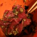 yoshimi7_9's cooksnap of when they made まぐろでユッケ丼☆.