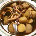 udukikarin's cooksnap of when they made 里芋と剣先いかの煮物.