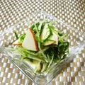 Satoco❋'s cooksnap of when they made ☆水菜と林檎のシンプルサラダ☆.