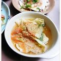 ＴＯＭＯＷＡＴ's cooksnap of when they made ゴマの風味の野菜たっぷり餃子スープ.