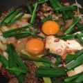 chobiswork's cooksnap of when they made 焼肉のタレで♥簡単プルコギ鍋.