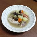 チコリママ's cooksnap of when they made ハーバード式野菜スープの残り・手羽元.