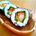 ろろみや。's cooksnap of when they made ちょっとリッチなサラダ巻き（巻き方付き）.
