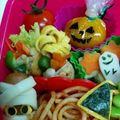 クック⭐MEGU's cooksnap of when they made キャラ弁☆ハロウィン簡単カボチャのオバケ.