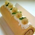 miwacafe's cooksnap of when they made ブルーベリーチーズ♡巨峰のロールケーキ.
