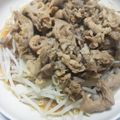pucyipan's cooksnap of when they made 豚こましょうが焼☆もやしにんにくソテー.