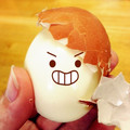 o^o^oayuayu's cooksnap of when they made 僅か5秒でゆで卵の殻を剥いちゃう技♪.
