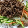 ママめがね's cooksnap of when they made どっさり☆そぼろナムル丼☆.