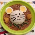 たべたいち's cooksnap of when they made お子様用　デコカレー☆ねずみ.