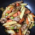 ぷにぷにニャンコ's cooksnap of when they made ご飯が進む！節約ジャガイモと人参甘辛炒め.