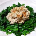 ひみつのアッコ's cooksnap of when they made ホウレン草のサバマヨサラダ.
