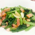 pippirop's cooksnap of when they made 小松菜とベーコンのにんにく炒め.