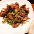 mrknmb's cooksnap of when they made 激安おつまみ★砂肝ネギピー塩炒め.