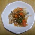 書セラピスト流香's cooksnap of when they made たらの野菜甘酢あんかけ.