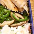 ☆さはまる☆'s cooksnap of when they made しいたけ&ピーマンの胡椒炒め♪彩りお弁当.