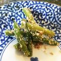 sayogon's cooksnap of when they made 超簡単♪お弁当にインゲンのゴマ和え.