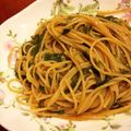 ねこ神様's cooksnap of when they made めかぶで簡単和風パスタ！.