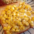 シングルアイシャドウ's cooksnap of when they made ☆コーンマヨトースト☆～簡単～.