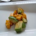 melmarilyn's cooksnap of when they made 【5分】アボカドとマンゴーの山葵醤油あえ.