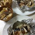 あい葉's cooksnap of when they made 魚屋の秋鮭ときのこの味噌バターホイル焼き.