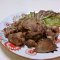 赤い電話's cooksnap of when they made 外カリッ！中やわらか☆鶏レバー唐揚げ.