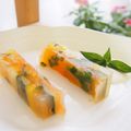 あっぷるカモミール's cooksnap of when they made 彩り野菜のテリーヌ・コンソメ仕立て.