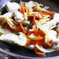ふまのすけ's cooksnap of when they made 大根と鶏肉のぱぱっと煮♪.